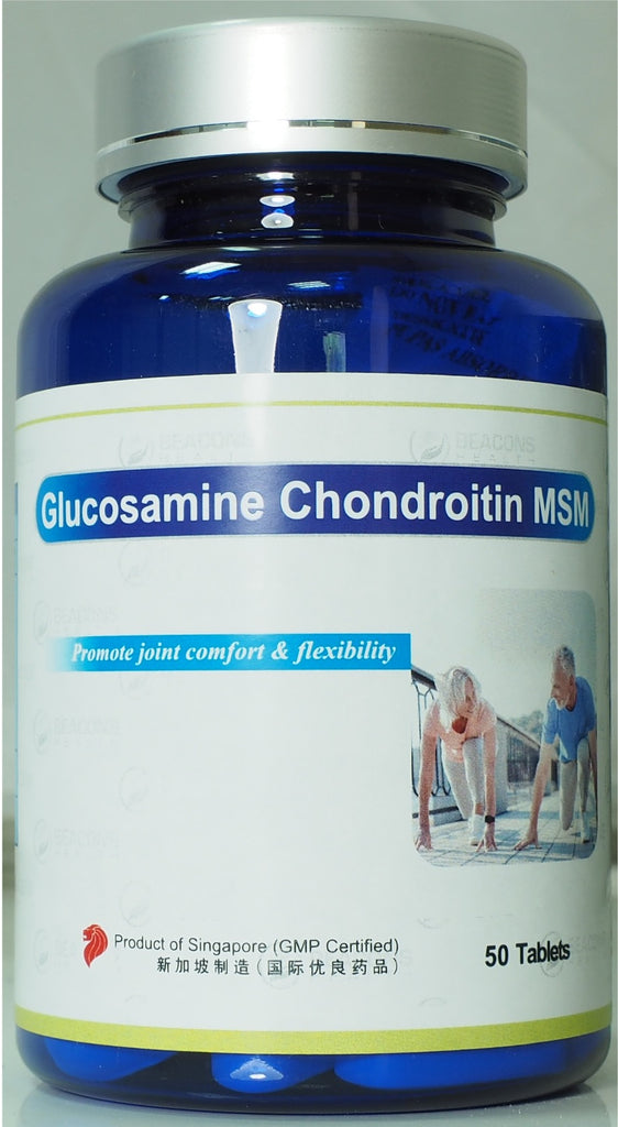 Special Promotion on New USA Product Launch 20% Discount - Special Price $ 10.25 (Usual Price $ 12.80) !! Glucosamine Chondroitin MSM 50's --- Made in USA * --- New !!! (Expiry of stock is 07/2026)