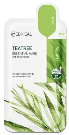 Special Promo, 10% discount !! Mediheal Tea Tree Essential Mask 24ml (Expiry: 10/2027) quantity : 1 piece only.