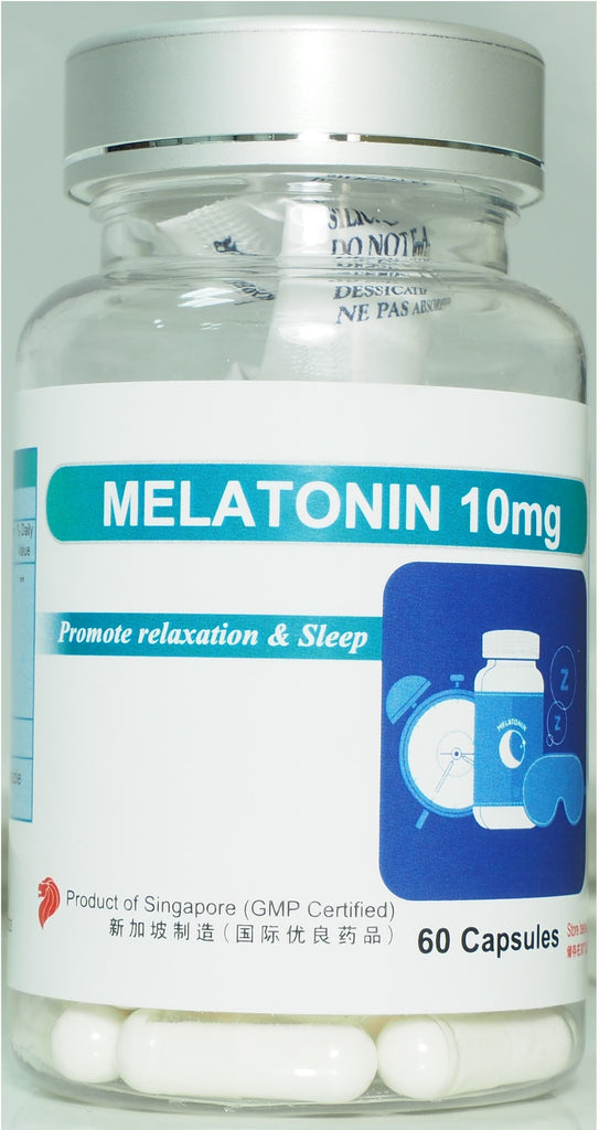 Special Promotion on New USA Product Launch 20% Discount - Special Price $ 8.65 (Usual Price $ 10.80) !! Melatonin 10mg Capsules 60’s --- Made in USA * --- New !!! (Expiry of stock is 03/2025)