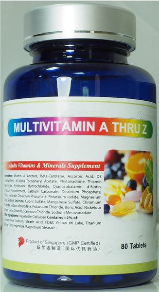 Special Promotion on New USA Product Launch 20% Discount - Special Price $ 10.55 (Usual Price $ 13.20) !!  Multi-Vit & Mineral Tab 80's --- Made in USA * --- New !!! (Expiry of stock is 04/2026)