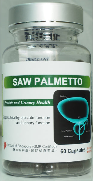 Special Promotion on New USA Product Launch 20% Discount - Special Price $ 9.20 (Usual Price $ 11.50) !! Saw Palmetto 500mg Capsule 60's --- Made in USA * --- New !!! (Expiry of stock is 04/2025)