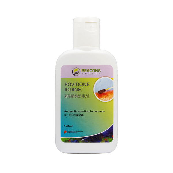 Povidone Iodine Solution 120ml * (Expiry is 04/2026)