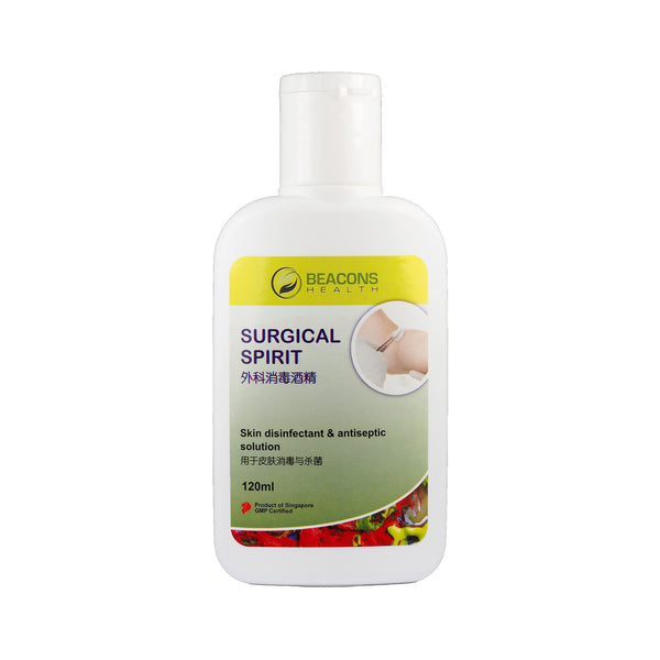 Surgical Spirit 120ml * Special Promotion !!! Special price at $ 1.95/120ml (Usual Price $ 3.85/120ml). While stocks lasts !!! (Expiry of stock is 11/2022)